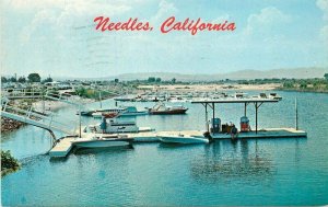 Needles California Mojave Desert Marina Boat Dock Columbia Postcard 21-14406