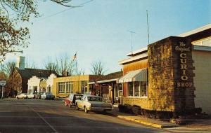 Nashville Indiana Curio Shop Street View Vintage Postcard K49792