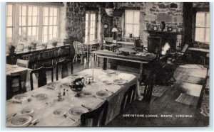 BAYSE, VA Virginia ~ Roadside GREYSTONE LODGE c1940s Shenandoah County Postcard 