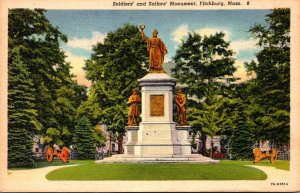 Massachusetts Fitchburg Soldiers and Sailors Monument Curteich