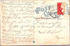 Postcard BRIDGE SCENE Providence Rhode Island RI AM6090