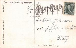 ELGIN ILLINOIS POST OFFICE POSTCARD c1907
