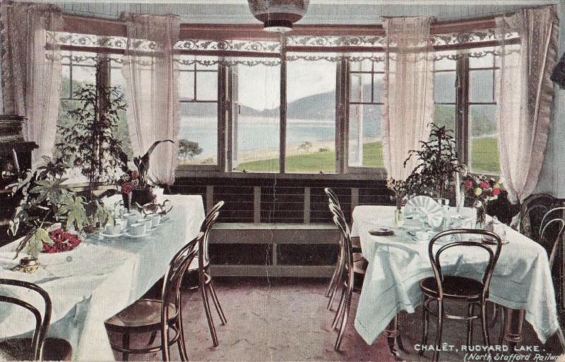 Railway Chalet at Rudyard Lake Antique North Stafford Railway Postcard