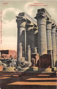 LUXOR EGYPT COLONNADES de TEMPLE SAVOY LIBRARY (N ZACHOS) # 1510 POSTCARD