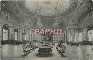 Old Postcard Monte Carlo Casino La Salle Schmitt