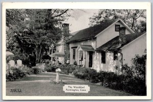 Farmington Connecticut 1940s Postcard The Woodshed