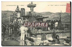 Old Postcard Catastrophe Of The Jena Jena after boat disaster