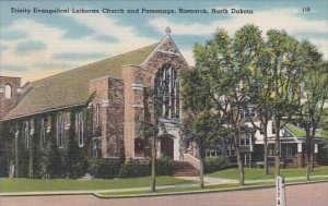 North Dakota Bismarck Trinity Evangelical Lutheran Church and Parsonage