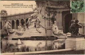 CPA MARSEILLE EXPO 1922 Fontaine Monuments du Grand Palais (132133)