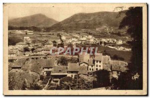 Old Postcard St Jean Pied De Port Vue Generale