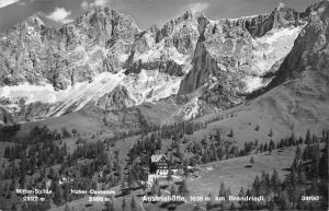 B98086 austriahutte brandriedl real photo austria