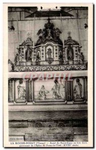 Old Postcard La Roche Posay Altar Of Sacre Coeur In Boin Dore Coming from the...