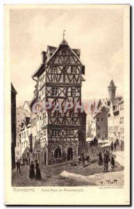 Postcard Old Nurnberg Altes Haus am Paniersplatz