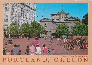 Pioneer Courthouse Square - Portland, Oregon - pm 1988