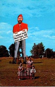 Michigan Manistique Paul Bunyan Statue