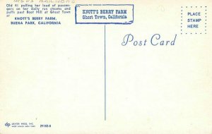 Amusement Buena Park California Knotts Berry Farm 1950s Postcard 20-4886
