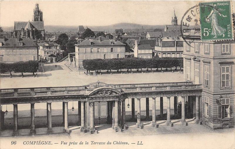 BG25917 compiegne vue prise de la terrasse du chateau    france