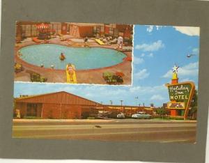 AMARILLO TX TEXAS HOLIDAY INN 1950s Postcard