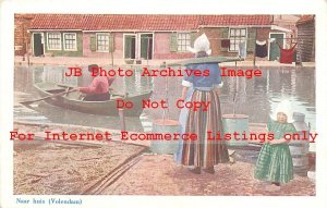 Netherland, Volendam, Naar Huis, Man Rowing a Boat