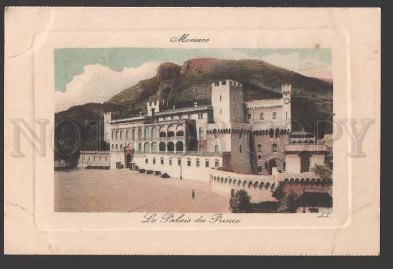 114007 MONACO Le Palais du Prince Vintage postcard