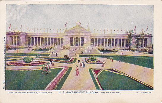 Louisiana Purchase Exposition St Louis 1904 U S Government Building