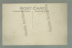 RPPC c1910 CIRCUS ACT Sideshow Carnival DAREDEVIL SPIRAL Balancing Ball WOW #1