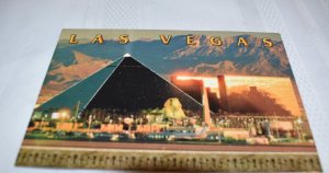 Luxor Hotel and Casino Las Vegas Nevada Postcard Gunnar Kullenberg 1999