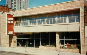 Calhoun Federal Savings Loan Association Michigan 1950s Crocker Postcard 21-2084