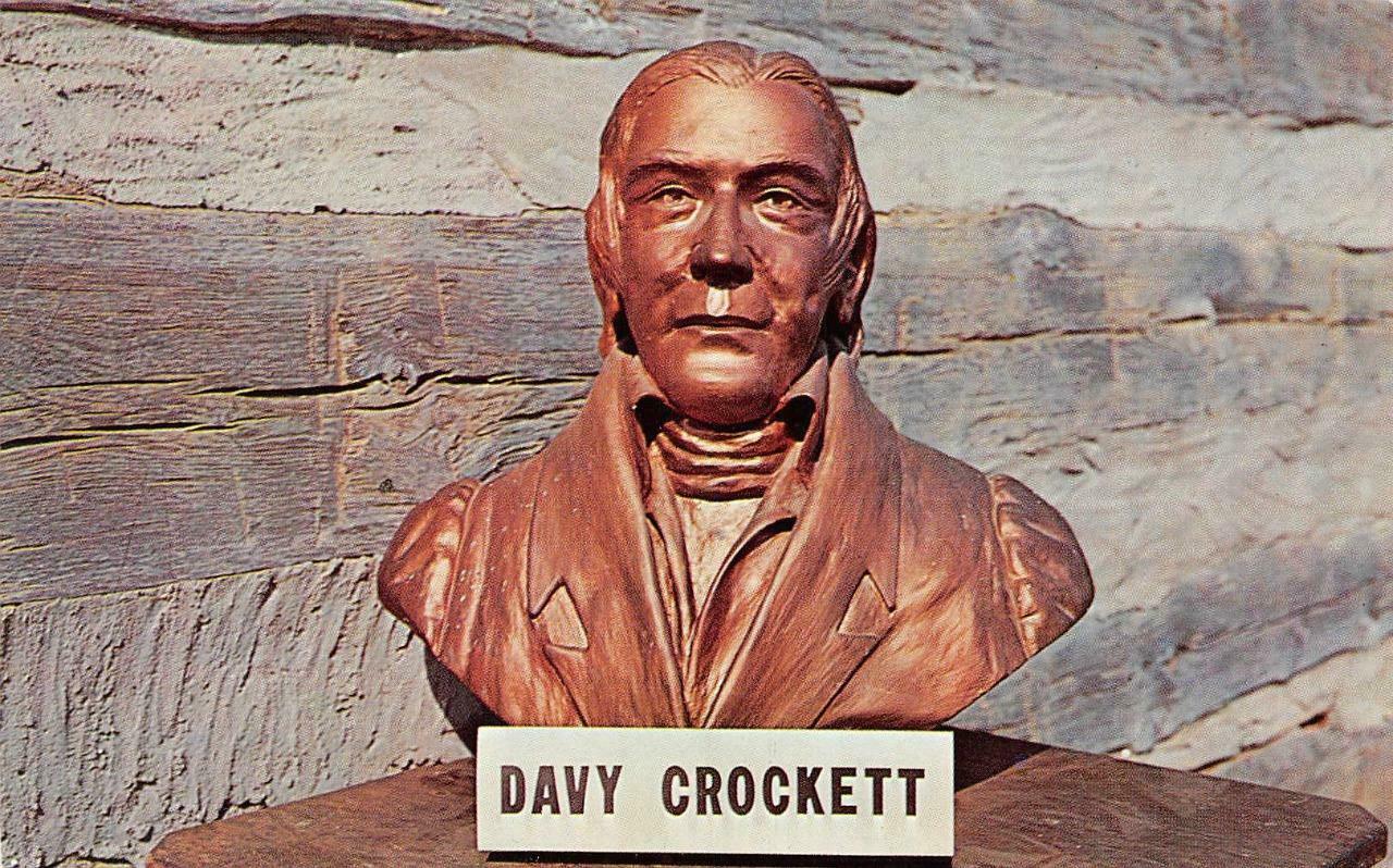 LIMESTONE, TN Tennessee DAVY CROCKETT'S CABIN & BRONZE BUST *2* Postcards United States