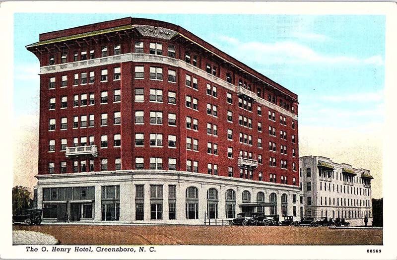 Postcard HOTEL SCENE Greensboro North Carolina NC AI9263