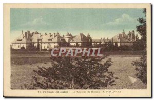 Old Postcard Thonon les Bains The castle of Feast