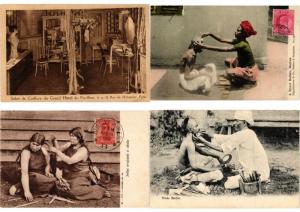 BARBERS, BARBER SHOP DIFFERENT COUNTRIES 22 CPA