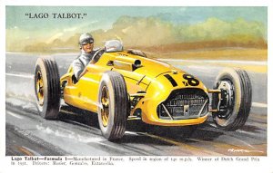 Largo Talbot Auto Race Car, Racing Unused 