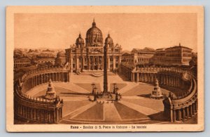 Basilica of St. Peter in the Vatican ROME Italy VINTAGE Postcard 0603