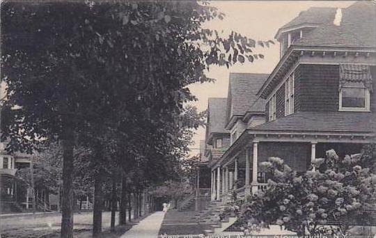 New York Gloversville View On Second Avenue 1907