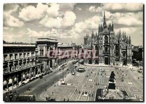 Modern Postcard Milano Piazza Duoma