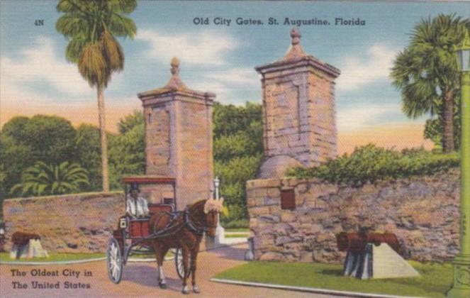 Florida St Augustine Old City Gates