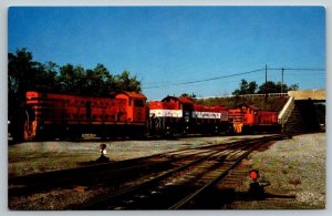 Genesee & Wyoming Railway RR Railroad Train Locomotive  Postcard