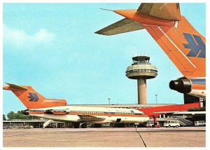 Hapag Lloyd Airplane at Hannover-Langenhagen Airport Germany Postcard