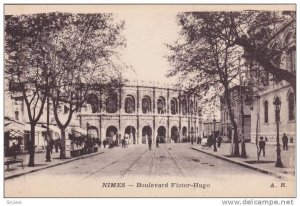 Nimes (Gard), France, 1900-1910s ; Boulevard Victor-Hugo