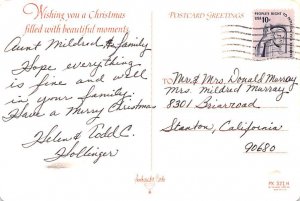 Christmas Continental Size: Approx 4 X 6 inches (15 cm X 10.5 cm) Postcard