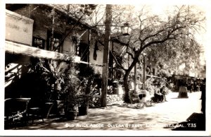 California Los Angeles Olvera Street Old Avila Adobe Real Photo