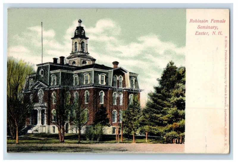 c1905 Robinson Female Seminary Exeter New Hampshire NH Unposted Antique Postcard 