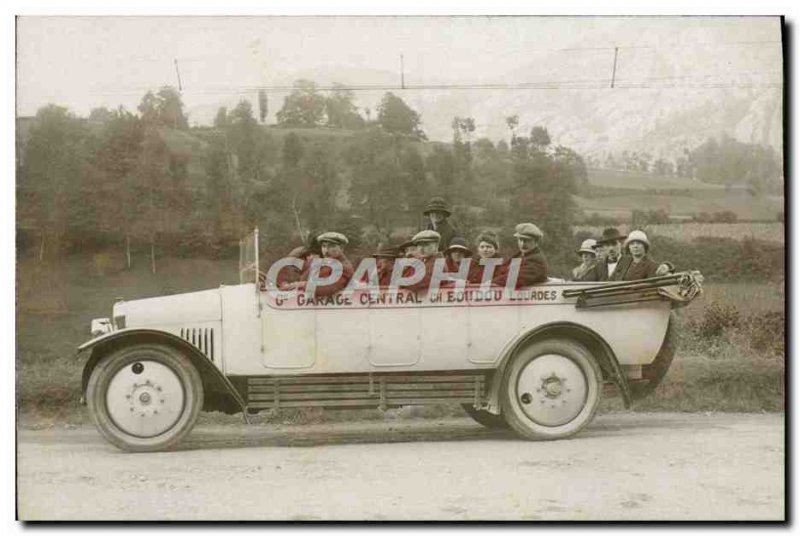 CPCARTE PHOTO Automotive Bus Garage Central Ch heavy Boudou