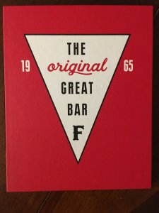 TGIFridays  Restaurant Food & Drinks Menu with cover TGIF Friday's