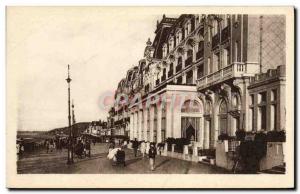 Old Postcard Cabourg Grand Hotel and La Digue