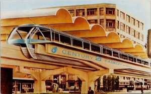 Seattle WA Monorail Century 21 Seattle World's Fair Unused Vintage Postcard H5