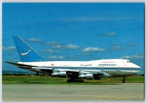 Airplane Postcard Syrianair Airlines Boeing 747 YK-AHB BO8