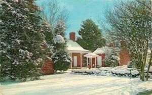 Little Rock Arkansas~Territorial Capitol~Winter Scene~1950s PC 