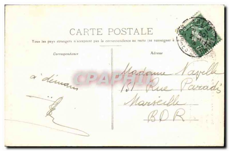 Old Postcard Provence Les Baux Hotel Manville